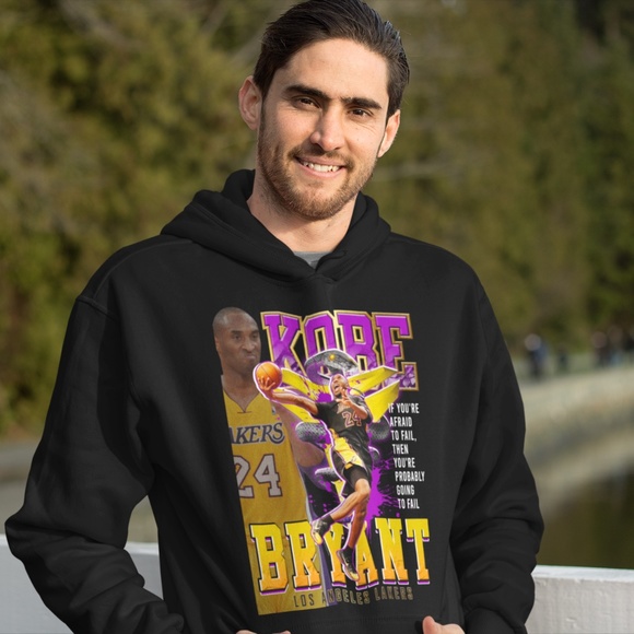 KOBE BRYANT;  BE THE BEST VERSION OF YOURSELF:: UNISEX CUSTOM HOODIE - Picture 3 of 6